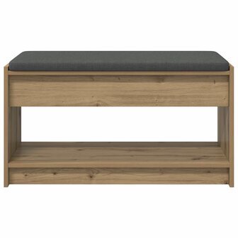 Halbank met kussen met plank Artisan Eik 83 x 38 x 45 cm 5