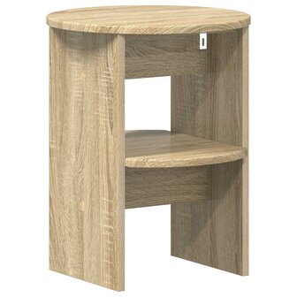 Bijzetkast Sonoma Eiken &Oslash;40 x 50 cm Geconstrueerd hout 7