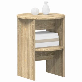 Bijzetkast 2 pcs Sonoma Eiken &Oslash;40 x 50 cm Geconstrueerd hout 3