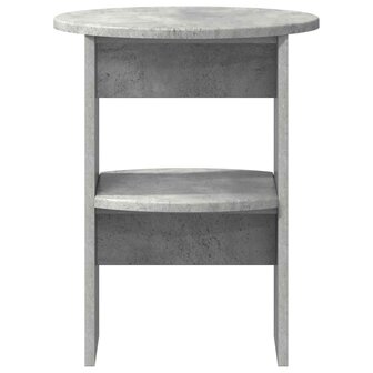 Bijzetkast 2 pcs Beton Grijs &Oslash;40 x 50 cm Geconstrueerd hout 5