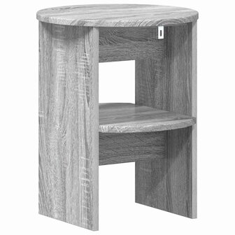 Bijzetkast Grijze Sonoma &Oslash;40 x 50 cm Geconstrueerd hout 6