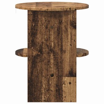Bijzetkast Oudhout &Oslash;40 x 50 cm Geconstrueerd hout 5