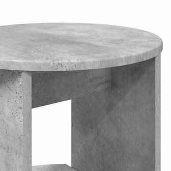 Bijzetkast Beton Grijs Geconstrueerd hout 8