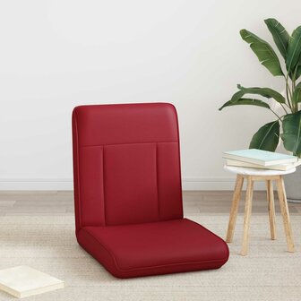 Vloerstoel Wijnrood 50 x 73 x 60 cm Nep Leer 3