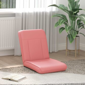 Vloerstoel Roze 50 x 73 x 60 cm Nep Leer 1