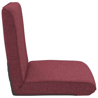 Vloerstoel Wijnrood 50 x 73 x 60 cm Stof 5