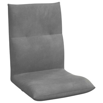 Vloerstoel Donkergrijs 46 x 50 x 61 cm Fluweel 2