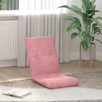 Vloerstoel Roze 46 x 50 x 61 cm Fluweel 1
