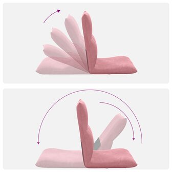 Vloerstoel Roze 46 x 50 x 61 cm Fluweel 8