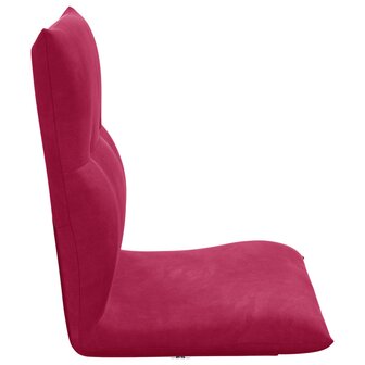 Vloerstoel Wijnrood 46 x 50 x 61 cm Fluweel 5