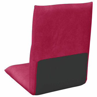 Vloerstoel Wijnrood 46 x 50 x 61 cm Fluweel 6