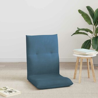 Vloerstoel Blauw 46 x 50 x 61 cm Fluweel 3