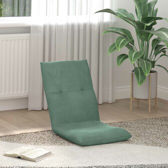 Vloerstoel Zeegroen 46 x 50 x 61 cm Fluweel 1