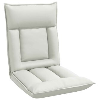 Vloerstoel Wit 55 x 61 x 70 cm Nep Leer 2