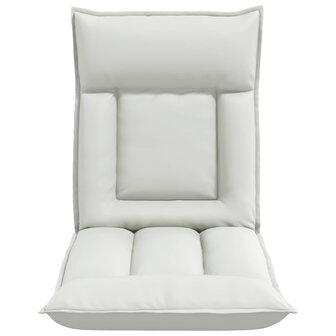 Vloerstoel Wit 55 x 61 x 70 cm Nep Leer 4