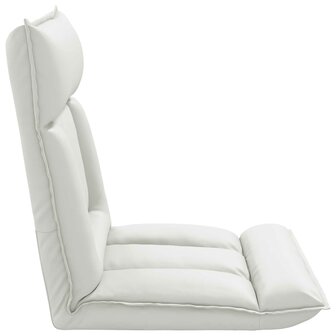 Vloerstoel Wit 55 x 61 x 70 cm Nep Leer 5