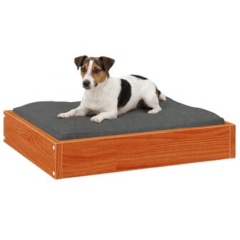 Hondenbed Wasbruin 51,5 x 44 x 9 cm Massief Vurenhout 3