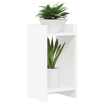 Plantenstandaard Wit 30 x 30 x 60 cm Geconstrueerd hout 3