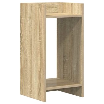 Plantenstandaard met plank Sonoma Eiken 30 x 30 x 60 cm 2