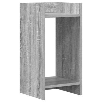 Plantenstandaard met plank Grijze Sonoma 30 x 30 x 60 cm 2