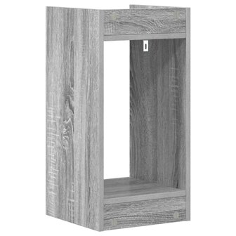 Plantenstandaard met plank Grijze Sonoma 30 x 30 x 60 cm 6