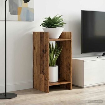 Plantenstandaard Oudhout 30 x 30 x 60 cm Geconstrueerd hout 1