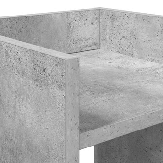 Plantenstandaard Beton Grijs 30 x 30 x 40 cm Geconstrueerd hout 7