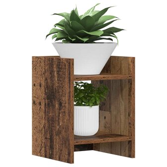 Plantenstandaard Oudhout 30 x 30 x 40 cm Geconstrueerd hout 3
