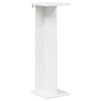 Plantenstandaard Wit 25 x 25,5 x 80,5 cm Geconstrueerd hout 2