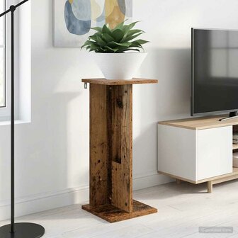 Plantenstandaard Oudhout 25 x 25,5 x 60,5 cm Geconstrueerd hout 1
