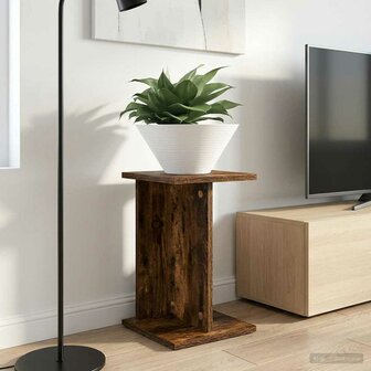 Plantenstandaard Gerookte Eik 25 x 25,5 x 40,5 cm 1