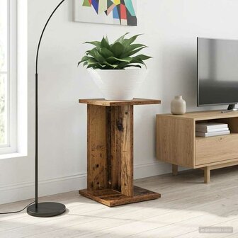Plantenstandaard Oudhout 25 x 25,5 x 40,5 cm Geconstrueerd hout 1