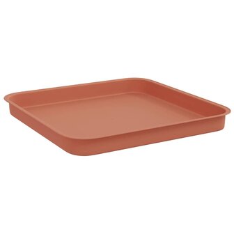 Plantenpotten 6 pcs Baksteenrood 28,5 x 28,5 x 22 cm Kunststof 7