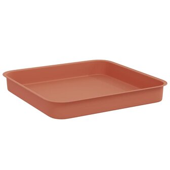 Plantenpotten 24 pcs Baksteenrood 16 x 16 x 14 cm Kunststof 7