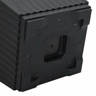 Plantenpotten 24 pcs Zwart 16 x 16 x 14 cm Kunststof 9