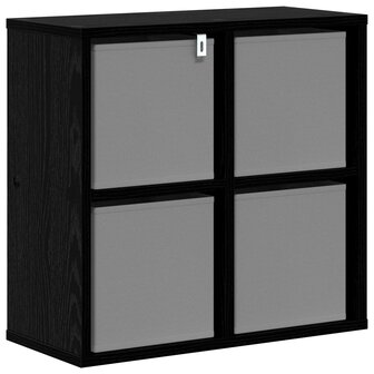Dressoir met lade Zwart Eiken 49,5 x 22 x 47 cm 8