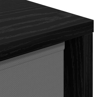 Dressoir met lade Zwart Eiken 49,5 x 22 x 47 cm 9