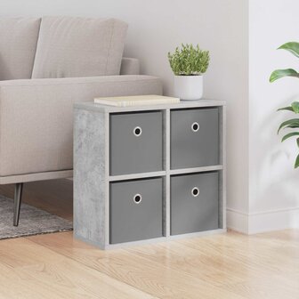 Dressoir met lade Beton Grijs 49,5 x 22 x 47 cm 1