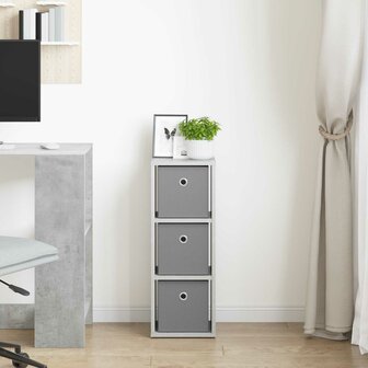Dressoir met lade Beton Grijs 25,5 x 22 x 69,5 cm 3
