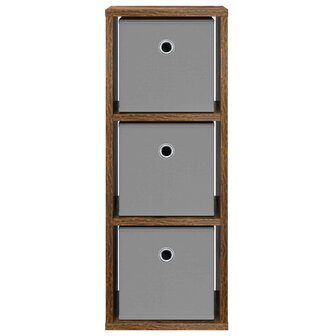 Dressoir met lade Gerookt eiken 25,5 x 22 x 69,5 cm 5