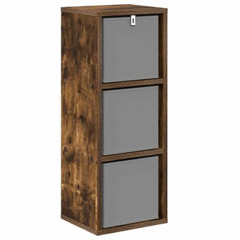 Dressoir met lade Gerookt eiken 25,5 x 22 x 69,5 cm 7
