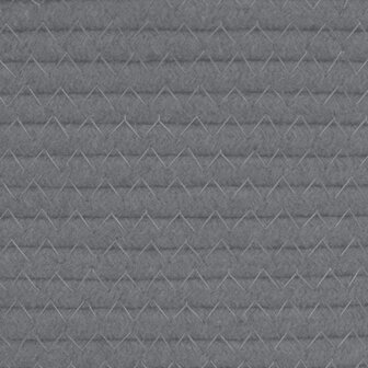 Opbergmand &Oslash; 40x35 cm katoen grijs en wit 7