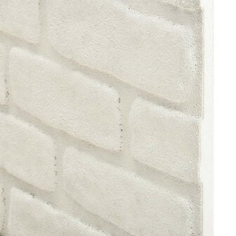 Wandpanelen 10 pcs Wit 100 x 50 cm EPS-schuim 3