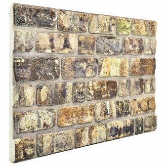 Wandpanelen 10 pcs Multikleur 100 x 50 cm EPS-schuim 1