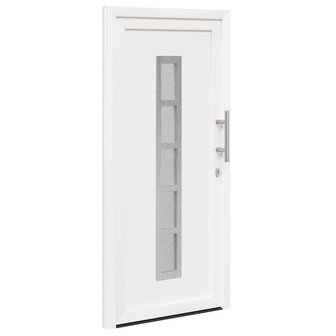 Voordeur Wit 88 x 200 cm PVC 5