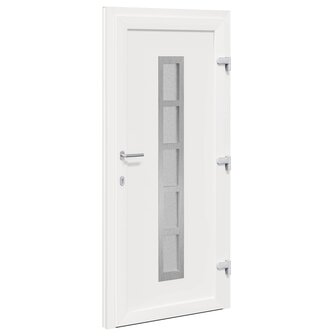 Voordeur Wit 98 x 200 cm PVC 10