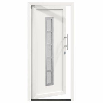 Voordeur Wit 108 x 208 cm PVC 6
