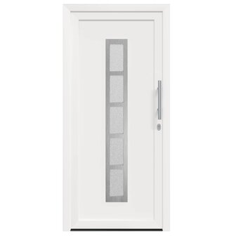 Voordeur Wit 108 x 208 cm PVC 7