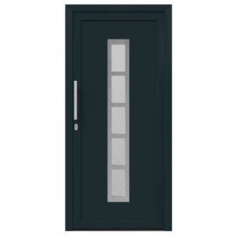 Voordeur Antracietkleurig 88 x 200 cm PVC 7