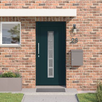 Voordeur Antracietkleurig 98 x 208 cm PVC 1